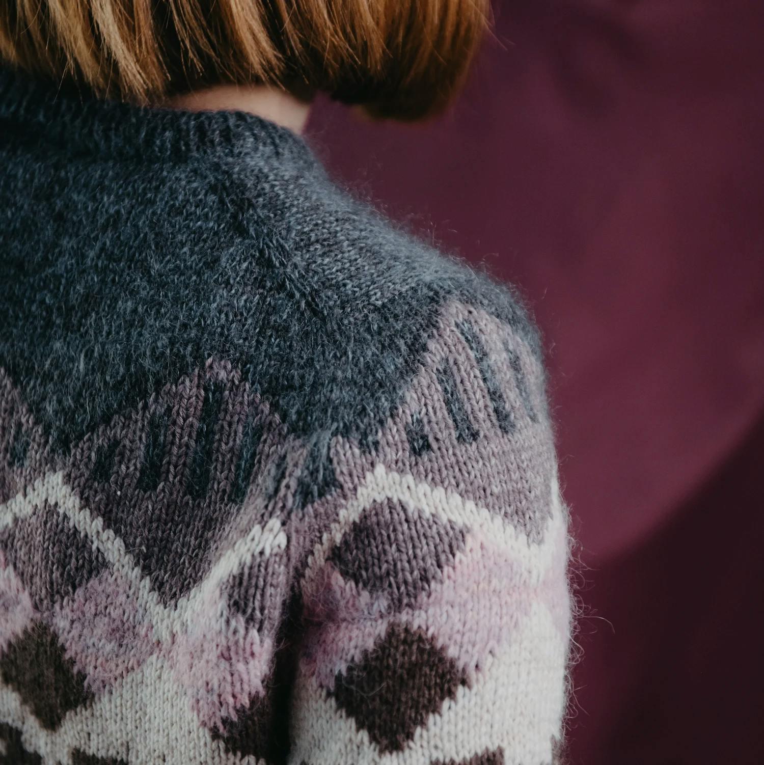 Emel Sweater colourwork detail